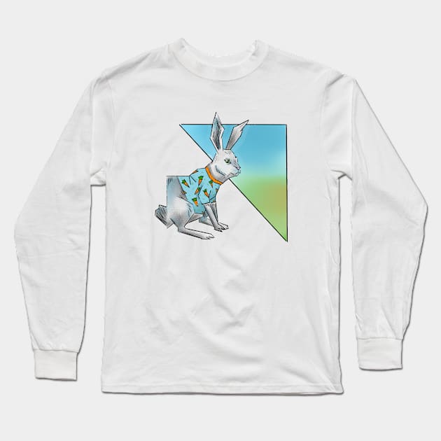 hare Long Sleeve T-Shirt by D_S_998